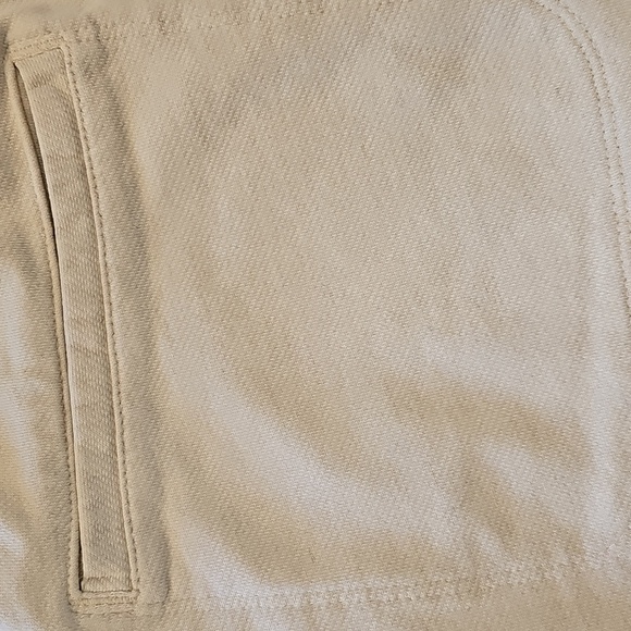 Athleta Cream Farallon Heathered Wide Crop - Picture 6 of 9